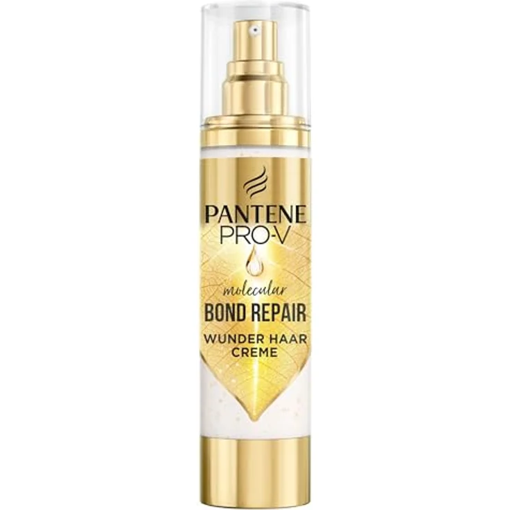Pantene Pro-V Molecular Bond Repair Leave In Haarcreme, 90ml, 5-in-1 Pflege für geschädigte Haartypen, repariert Spliss – Bild 1