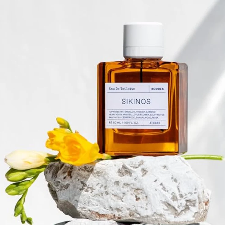 KORRES SIKINOS Eau de Toilette für Herren und Damen, unisex Duft, aquatisch & floral, vegan, 50 ml – Bild 3