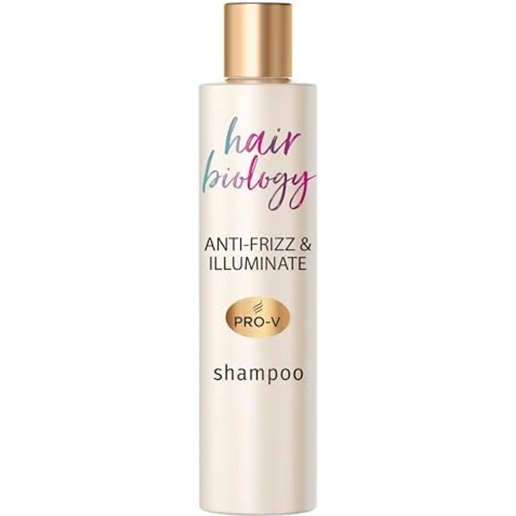Hair Biology Haarshampoo Anti-Frizz & Illuminate, 250 ml - für geschmeidiges, glänzendes Haar und Reparatur von Stylingschäden – Bild 1