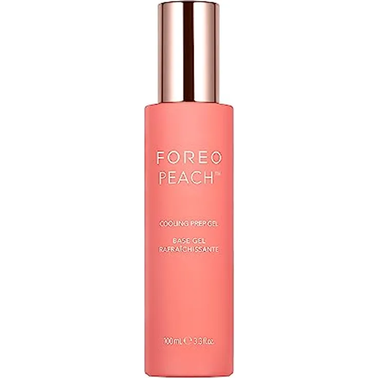 Foreo Peach Cooling Prep Gel, Körpergel mit 17 Pflanzenextrakten, 100 ml, kühlend und feuchtigkeitsspendend