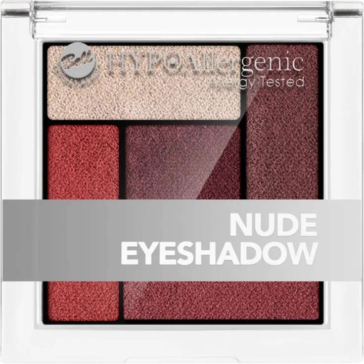 Bell Hypoallergenic Lidschattenpalette Farbton 05, 5 g, intensiv pigmentierte Lidschatten mit matter Textur, vegan und ophthalmologisch getestet