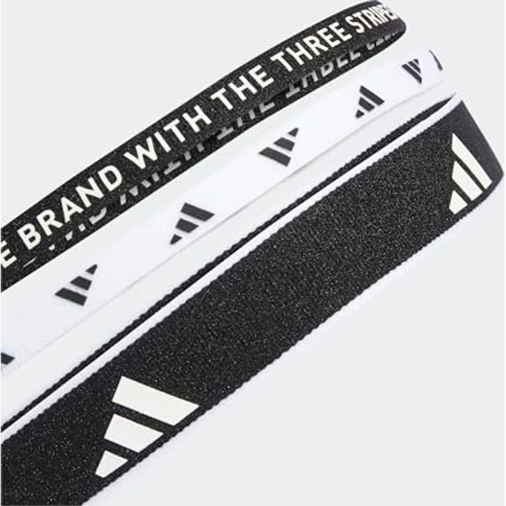 adidas Performance Haarband MULTIPLE WIDTH TRAINING HAARBÄNDER, 3ERPACK in verschiedenen Breiten, Silikon-Noppen, recyceltes Material, blau – Bild 2