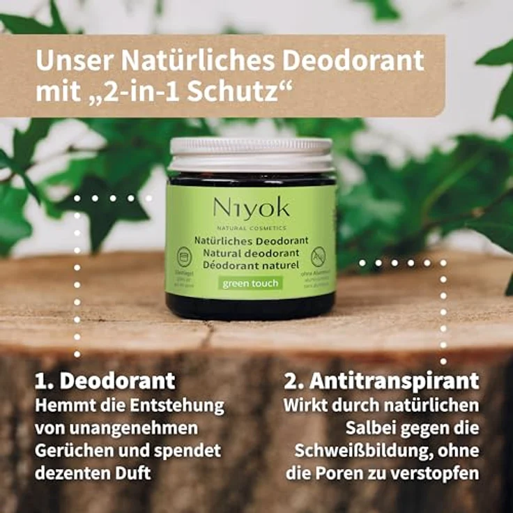 Niyok - 2in1 Deodorant Creme Oriental wood - 40 ml – Bild 7