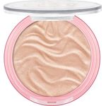 essence gimme GLOW luminous highlighter, Nr. 10 Glowy Champagne, N/A, sofortiges Ergebnis, schimmernd, strahlend, vegan, Mikroplastik Partikel frei, Nanopartikel frei (9g)