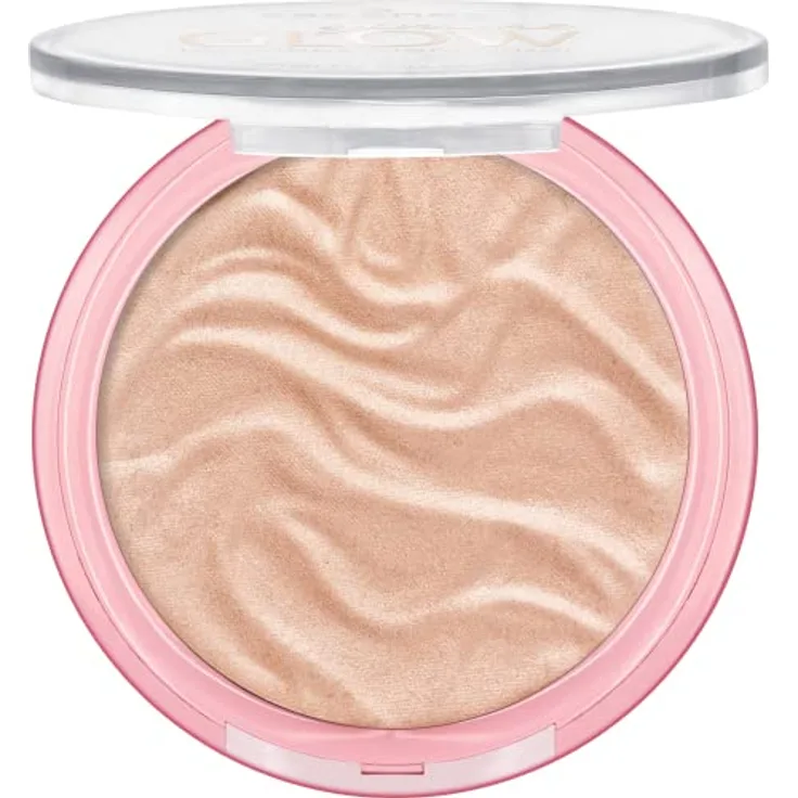 essence gimme GLOW luminous highlighter, Nr. 10 Glowy Champagne, N/A, sofortiges Ergebnis, schimmernd, strahlend, vegan, Mikroplastik Partikel frei, Nanopartikel frei (9g)
