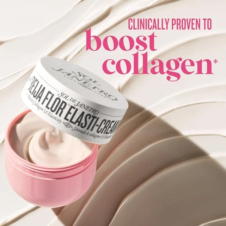 SOL DE JANEIRO Beija Flor Collagen Cream 240 ml - Tief hydratisierende Bodylotion, verbessert Elastizität und reduziert Aschigkeit – Bild 3