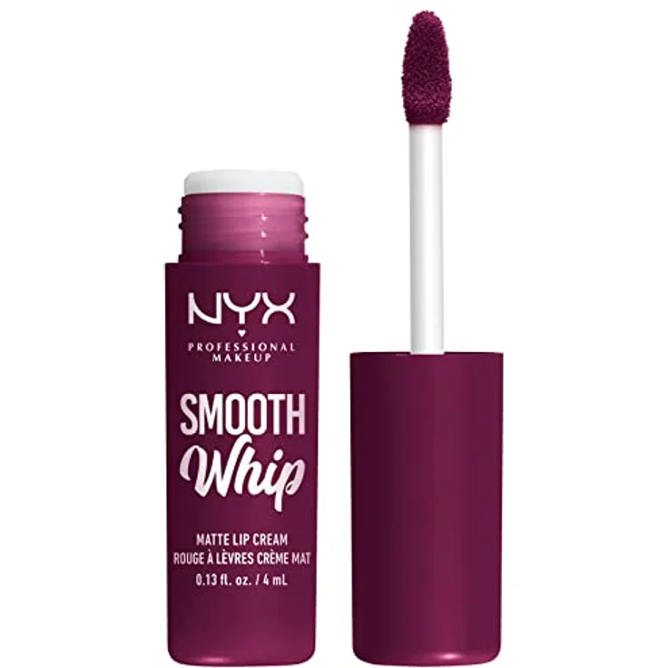 NYX PROFESSIONAL MAKEUP Flüssiger Lippenstift mit mattem Finish, Lebendige Farben mit Shea und Kakaobutter, 11 Berry Bed Sheets, 4 ml (1er Pack) – Bild 3