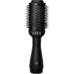 LVLY Warmluftbürste 2 in 1, 1010 Watt & 3 Hitze- und 2 Geschwindigkeitsstufen, Heißluftbürste