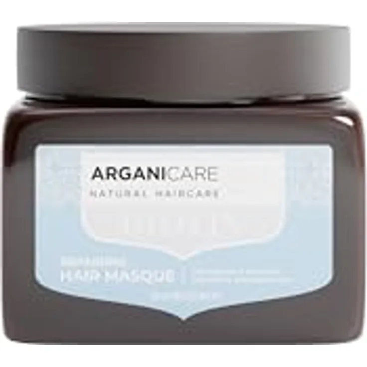 Arganicare Feuchtigkeitsspendende und reparierende Maske mit Biotin und Arganöl, stärkt das Haar, spendet Nährstoffe und Feuchtigkeit, schützt vor Bruch | 500 ml | Hergestellt in Frankreich
