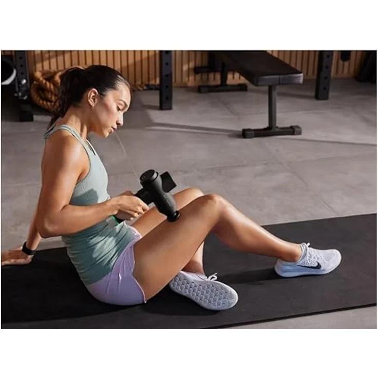Hyperice Hypervolt 2 Pro, Massagepistole mit 90 Watt Motor, 5 Geschwindigkeitsstufen, Bluetooth, matt-schwarz – Bild 8