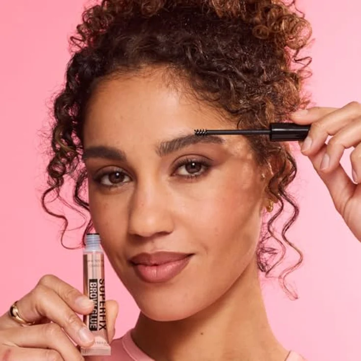 Revolution Superfix Brow Glue, Augenbrauengel mit langanhaltendem Halt, Vitamin E & Rizinusöl, Vegan & Tierversuchsfrei, 8ml – Bild 4