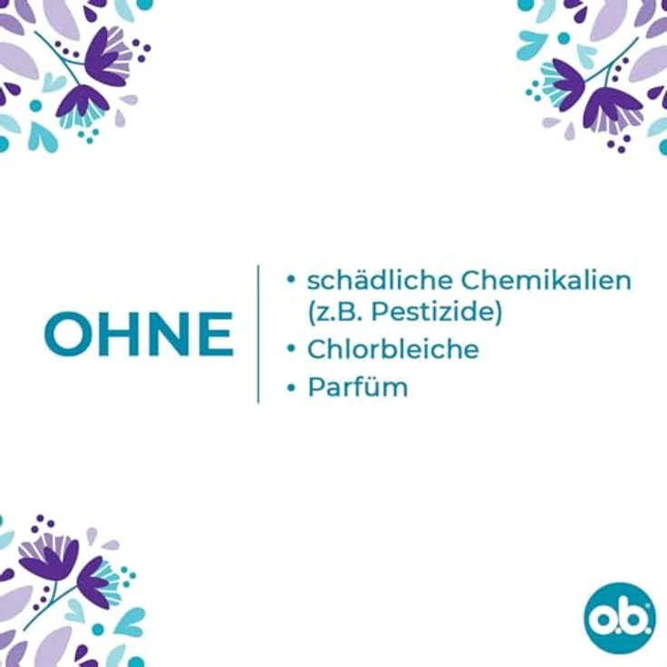 o.b. ExtraProtect Tampons Super, mit extra Schutzflügeln und Dynamic Fit Technologie für ultimativen Auslaufschutz – Bild 7