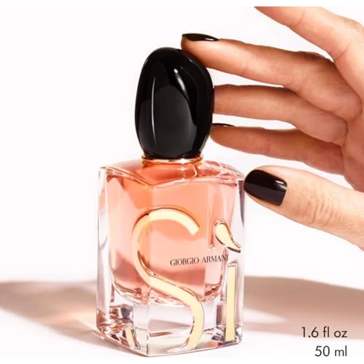 Armani Si Intense Eau de Parfum, nachfüllbar, Spray, 100 ml, Damen, mit schwarzer Johannisbeere, Mai-Rose, Bourbon-Vanille und Patchouli – Bild 4