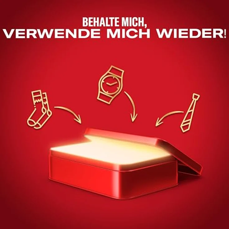 Old Spice Captain Tin Box Geschenkset, Deostick (50 ml), Duschgel (250 ml) und Aftershave-Lotion (100 ml), langanhaltender Duft in Parfumqualität, stylische Verpackung – Bild 5