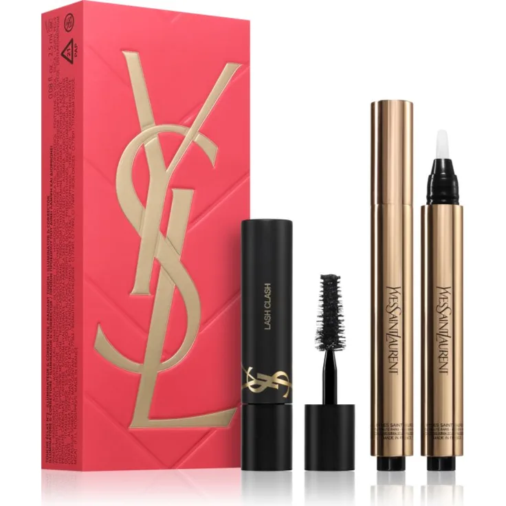 Yves Saint Laurent Touche Éclat Radiant Touch Geschenkset, Highlighter & Mascara für Damen, 2.5 ml & 2 ml