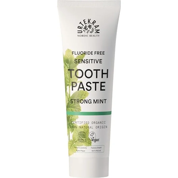 Urtekram Produkte Urtekram Produkte Toothpaste - Strong Mint & Sensitive 75ml Zahnpasta 75ml – Bild 2