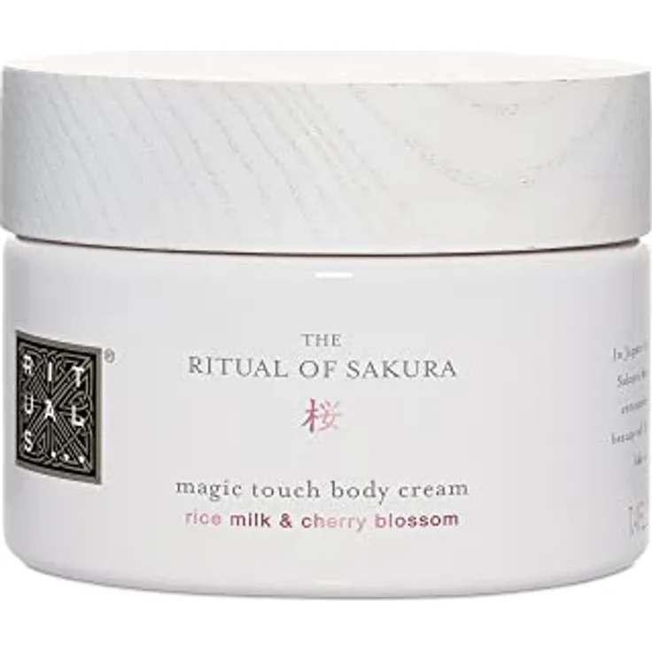 RITUALS Körpercreme von The Ritual of Sakura, 220 ml – Mit Reismilch, Kirschblüte, Antioxidantien, Vitamin E & Centella Asiatica - Hautpflegende & Hauterneuernde Eigenschaften