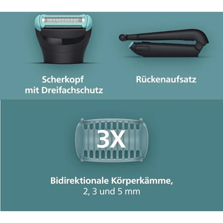 Philips Series 5000 BG5480/15, Trimmer für Herren mit ergonomischer Form, wasserfest und USB-Schnellladung – Bild 4