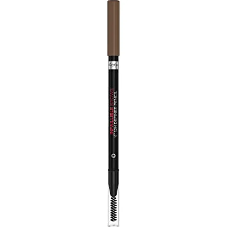 L'Oréal Paris Infaillible Brows 12H Brow Definer Pencil 3.0 Brunette für perfekt geformte und präzise definierte Augenbrauen, 1ml