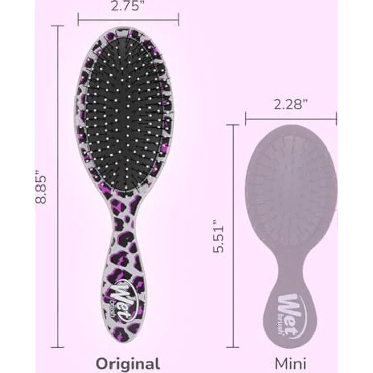 Wet Brush Safari Detangler Tiger Haarbürste - Original Entwirrer mit IntelliFlex-Borsten, schmerzlos und für alle Haartypen geeignet – Bild 6