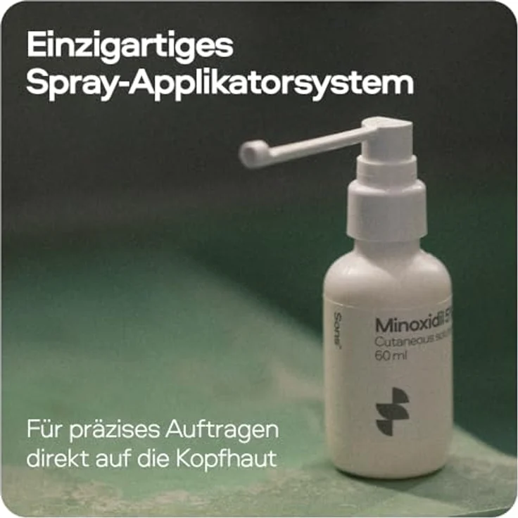 Sons Minoxidil 5% Lösung mit Derma Roller für Männer, fördert Haarwachstum und -dichte, 60 ml – Bild 3