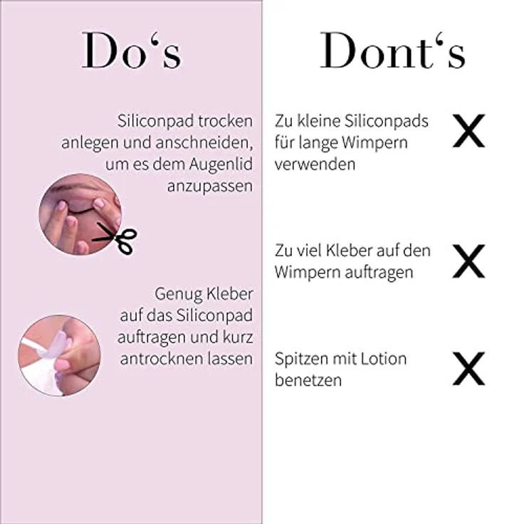 Wimpernlifting Set Mini | Lash Lift Set | 100% Vegan und Tierversuchsfrei | Wimpern-Curling Kit | Natürliche Wimpern Verlängerung | Mit Profi-Kosmetikerinnen zusammengestellt – Bild 5