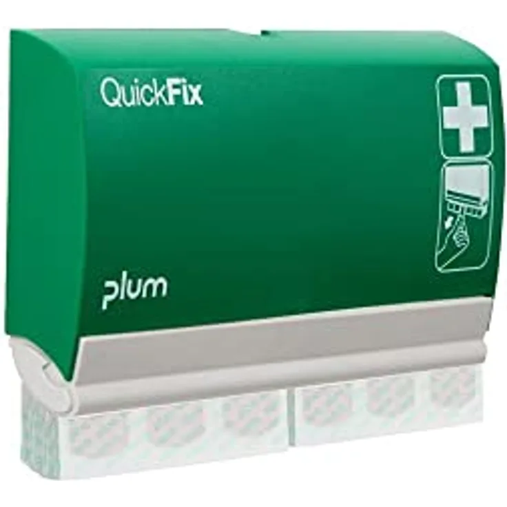 PLUM 5506 QuickFix Pflasterspender, mit Aloe Vera Pflastern für sanfte Wundversorgung