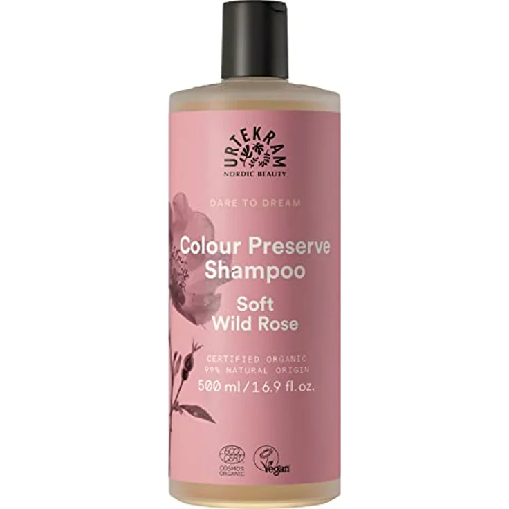 Urtekram - Für gefärbtes Haar - Soft Wild Rose - 500 ml, Vegan, Biologisch, Natürlichen Ursprungs – Bild 1