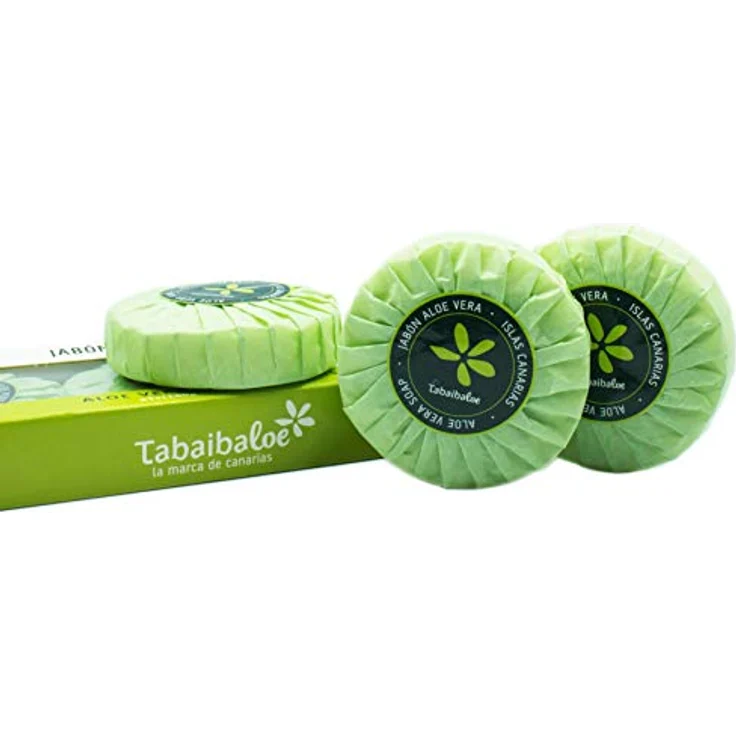 Tabaibaloe Geschenkset mit drei Tabletten Aloe Vera Handseife, 3X100g aus den Kanaren – Bild 3