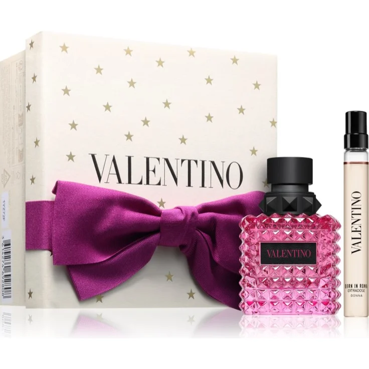Valentino Born In Roma Extradose Donna Geschenkset, Damen-Duftset mit 50 ml und 10 ml Parfüm, orientalischer Duft für besondere Anlässe