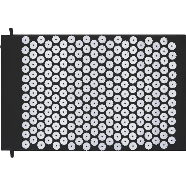 Sensiplast Akupressurmatte Set mit Kopfkissen, weiße Matte mit 230 Nadelpads für Rücken und Nacken, abnehmbarer Bezug, zusammenrollbar