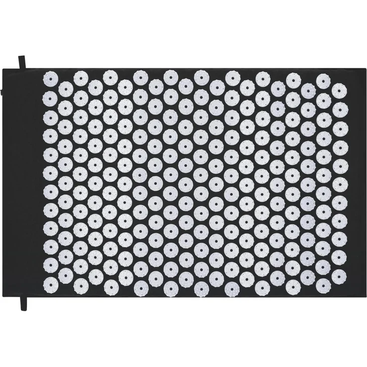 Sensiplast Akupressurmatte Set mit Kopfkissen, weiße Matte mit 230 Nadelpads für Rücken und Nacken, abnehmbarer Bezug, zusammenrollbar