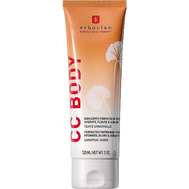 Erborian - CC Body Cream - Perfektionierende Getönte Körpercreme - Feuchtigkeitsspendend, Kaschiert, Verschönert - Koreanisches Kosmetik Produkt - Universalfarbe - 120 ml