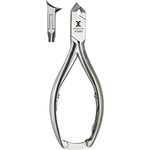 Profi Nagelzange Fußnagelzange aus Edelstahl für leicht bis sehr starke & dicke Fußnägel - scharf - NEU (Kopfschneider - starke Nägel-2006)