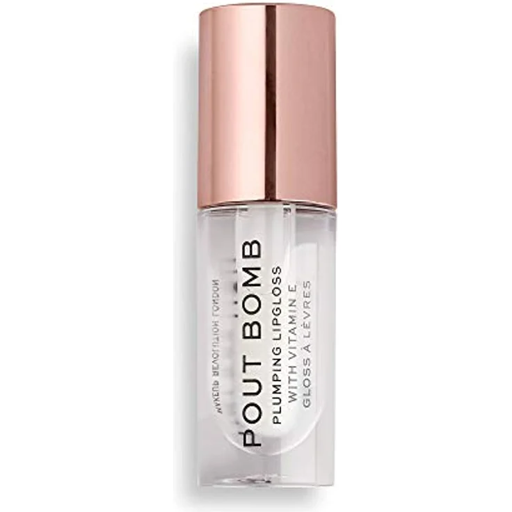 Makeup Revolution Pout Bomb Plumping gloss glaze - Ultimativer, Hochglänzender Lippgloss - Für Den Perfekten Schmollmund - 1 Stück – Bild 3