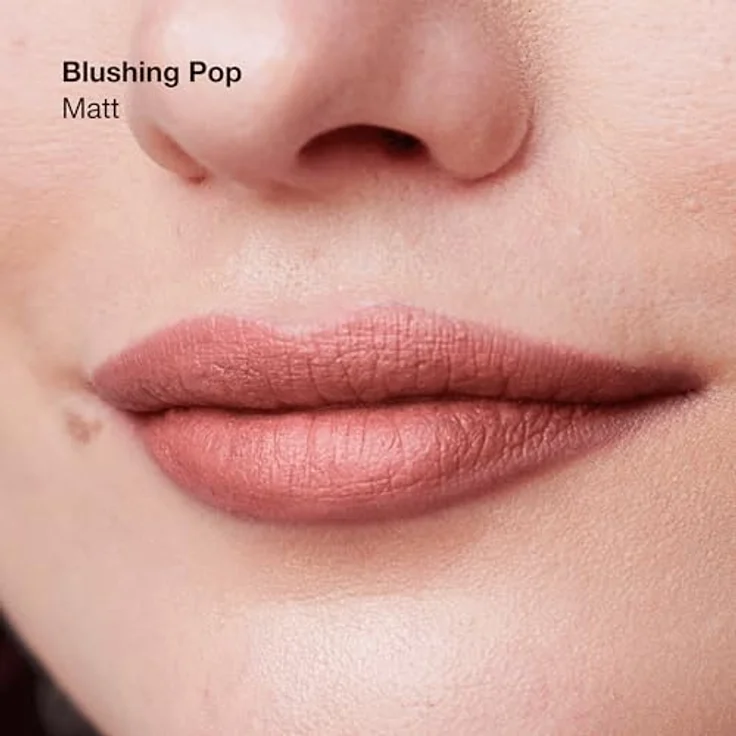 Clinique Pop Longwear Lipstick 01 Blushing Pop, satinierter Lippenstift mit bis zu 8 Stunden Haltbarkeit, 3,9 g – Bild 4