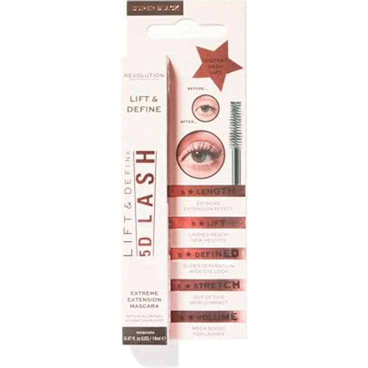 Makeup Revolution London 5D Lash Super Black Mascara 14ml  – Bild 6