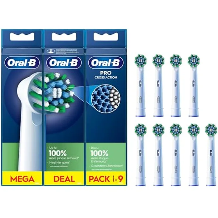 Oral-B, Zahnbürstenkopf, Pro CrossAction (9 x)