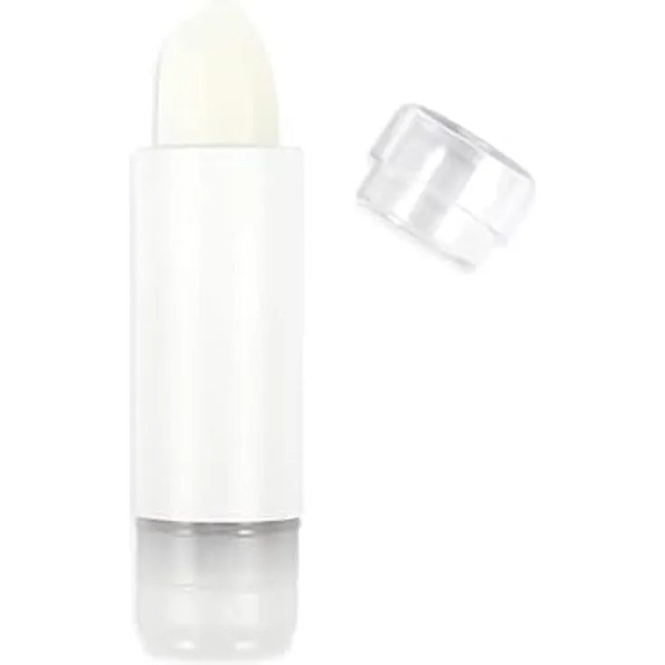 Zao Refill Lip Balm Stick, pflegender Lippenbalsam mit pflanzlichem Squalen, Bio-Kokosöl und Bio-Sheabutter, 3,5 g