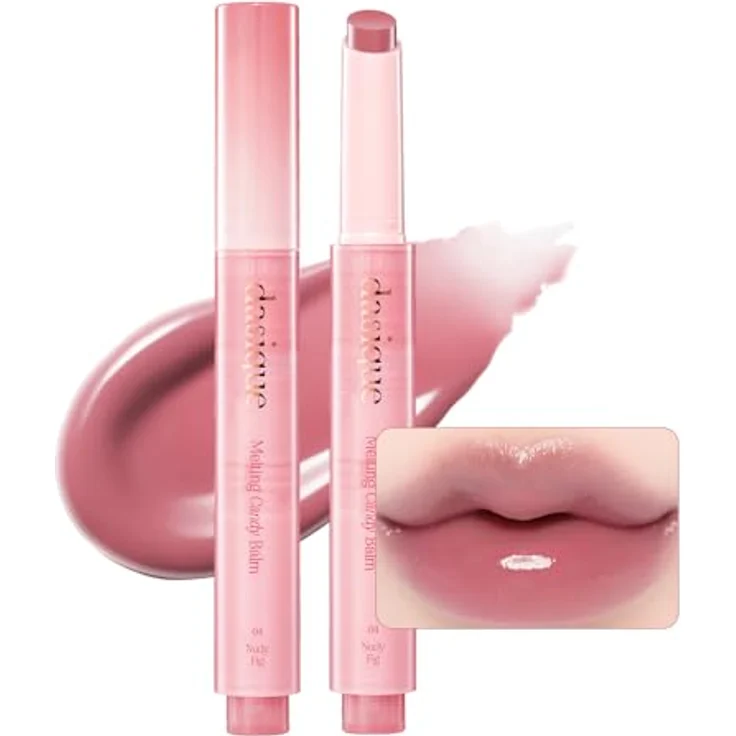 Dasique Melting Candy Balm Intensiv-Lippenbalsam, Farbton 04 Nudy Fig, 1.5 g, vegan, pflegt und spendet Feuchtigkeit – Bild 1