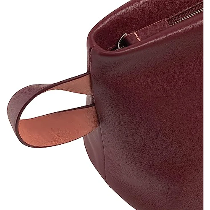 Dudu Fuerteventura Kosmetiktasche Leder 28 cm, Rot, (5 l) – Bild 3