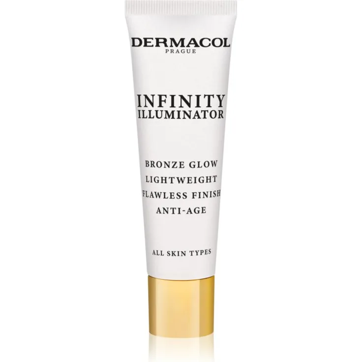 Dermacol Infinity Illuminator, aufhellender Make-up Primer, 20 ml, sorgt für einen strahlenden Teint und glatte Oberfläche