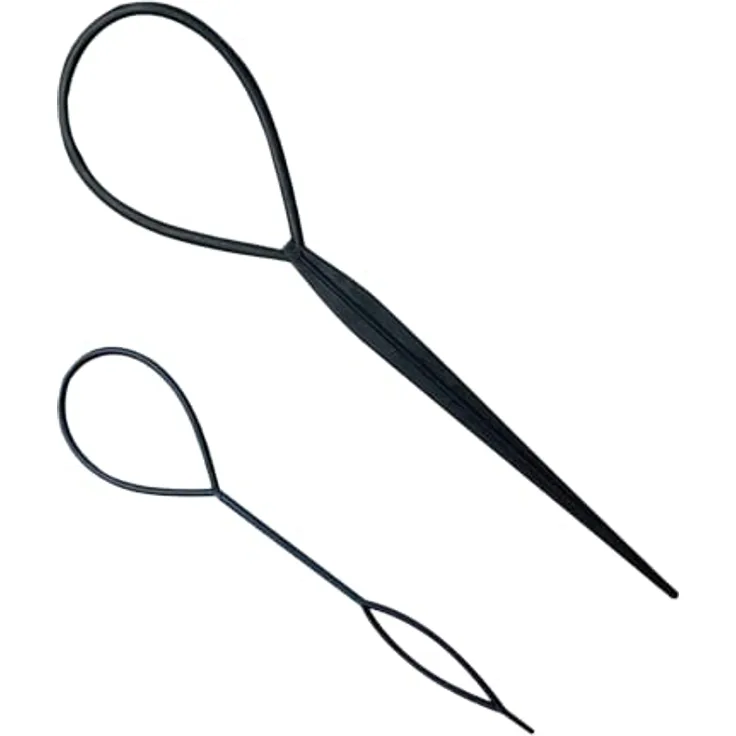 FYACCD Haarnadel, 2 Stück Hair Styling Zubehör, Kleidungsclip-Pads für DIY Frisuren, schwarz