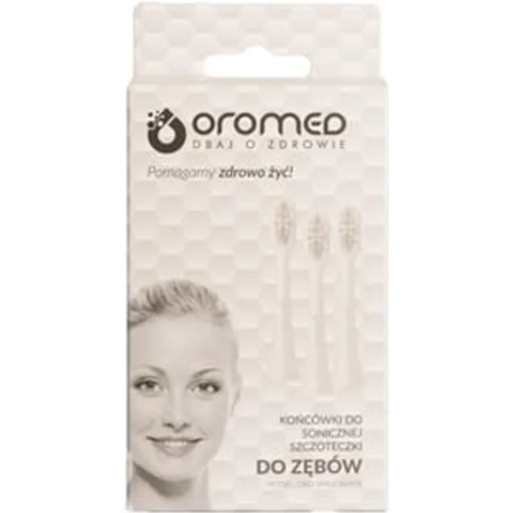 Oromed Bürstenköpfe 3 Stück – Ersatzköpfe für ORO-SMILE White, gründliche Plaque-Entfernung und sanfte Zahnfleischmassage – Bild 5