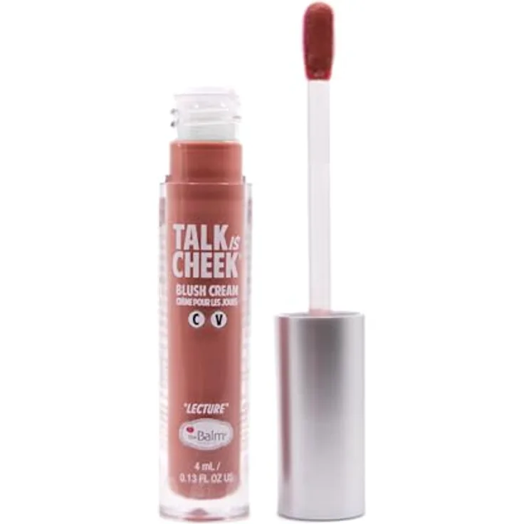 theBalm Talk is Cheek Creme-Rouge, Farbton Lecture, 4 ml, für eine natürliche Wangenröte und strahlenden Teint