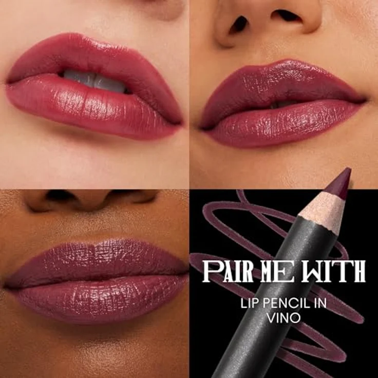 MAC Cosmetics Macximal Sleek Satin Lipstick 801 AMOROUS, 3,5 g in Blaubeere – Bild 3