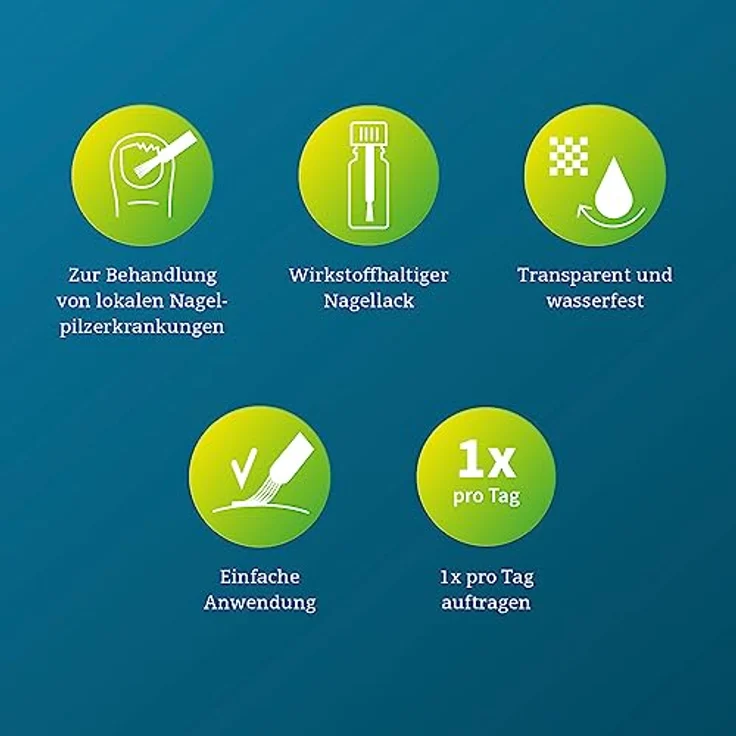 Ciclopirox ADGC 80 mg/g 3,3 ml zur Behandlung von Nagelpilzinfektionen, einfache Anwendung und wasserfest – Bild 2