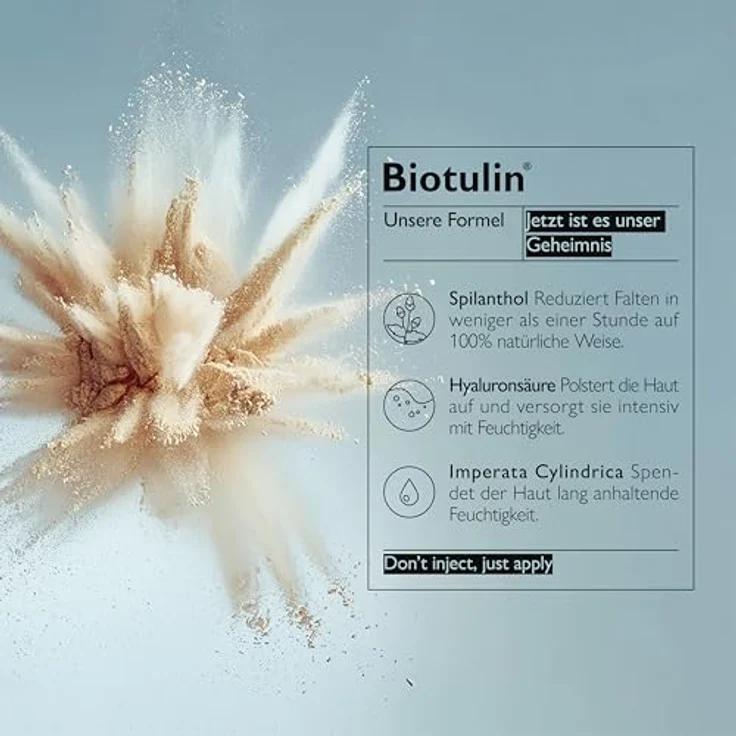 Biotulin Pflege Gesichtspflege Hydrolon Loose Powder 20 g Tagespflege Inhalt: 20 g, für Damen und Herren – Bild 5