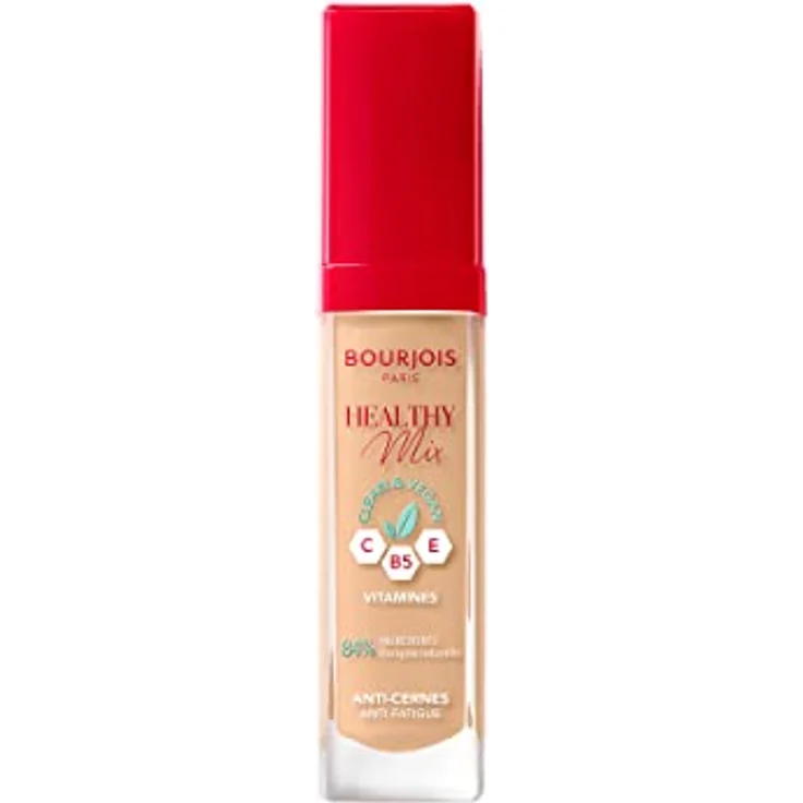 Bourjois Healthy Mix Clean Puder, 03 Rose Beige, 11g - Mattierendes Puder mit Vitaminen C, E und B5 – Bild 2