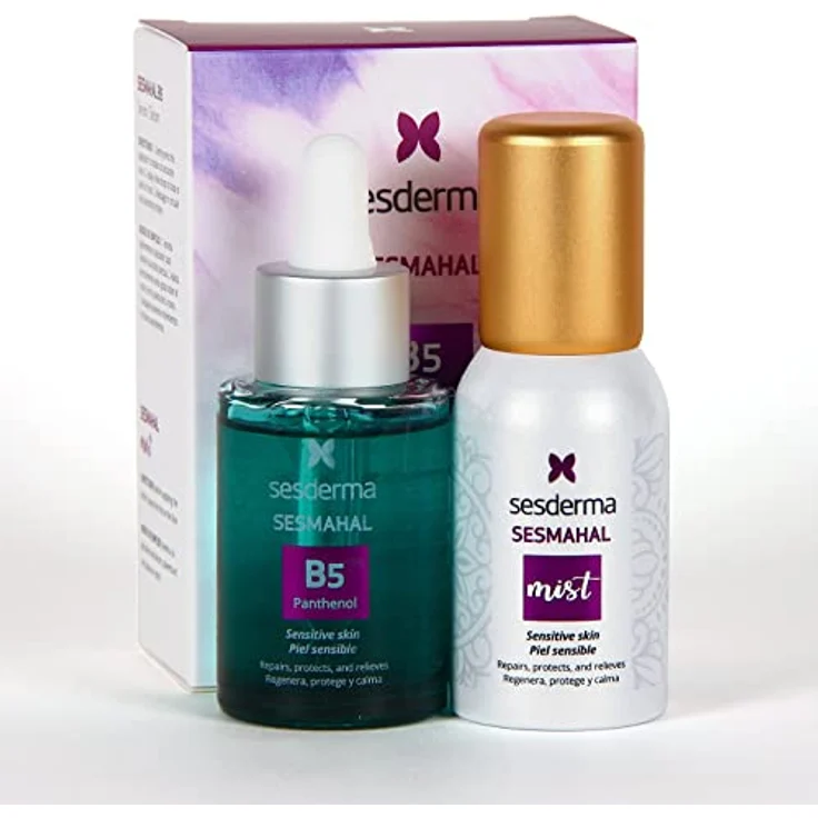 Sesderma Sesmahal B5 Serum 30ml & Mist 30ml, Gesichtsreinigung für empfindliche Haut, feuchtigkeitsspendend und beruhigend – Bild 1
